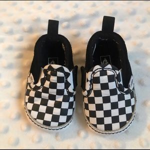 Baby Checkered Vans Crib Shoes